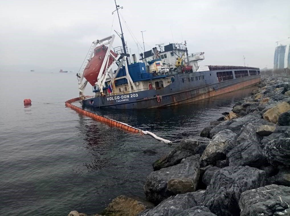 M/V Volgo Don 203 Enkazının Çıkarılması, Kartal - İstanbul