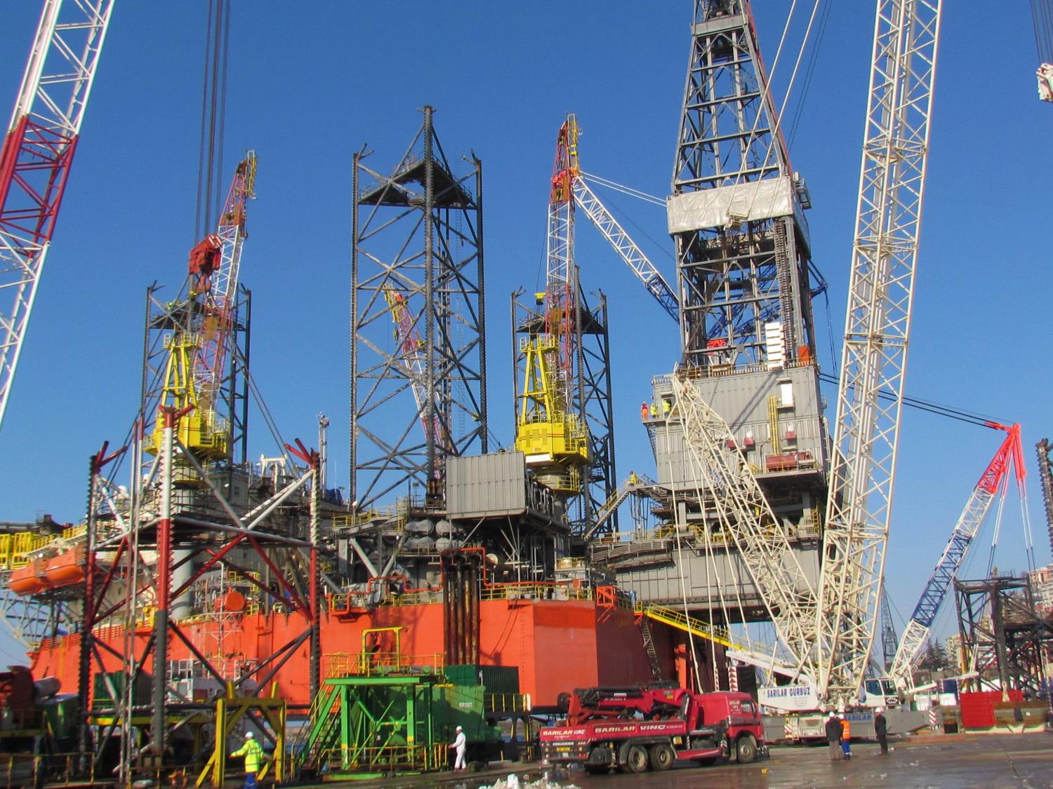 Jack-Up B-312 West Juno Rig Montajı, Giresun